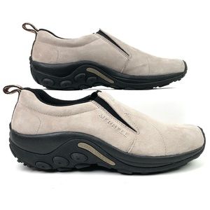 Merrell Jungle Moc Slip-On Taupe Suede Shoe